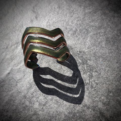 CHEVRON 3 CUFF SET