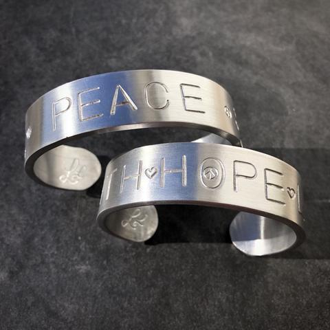 Stamped Aluminum Cuff